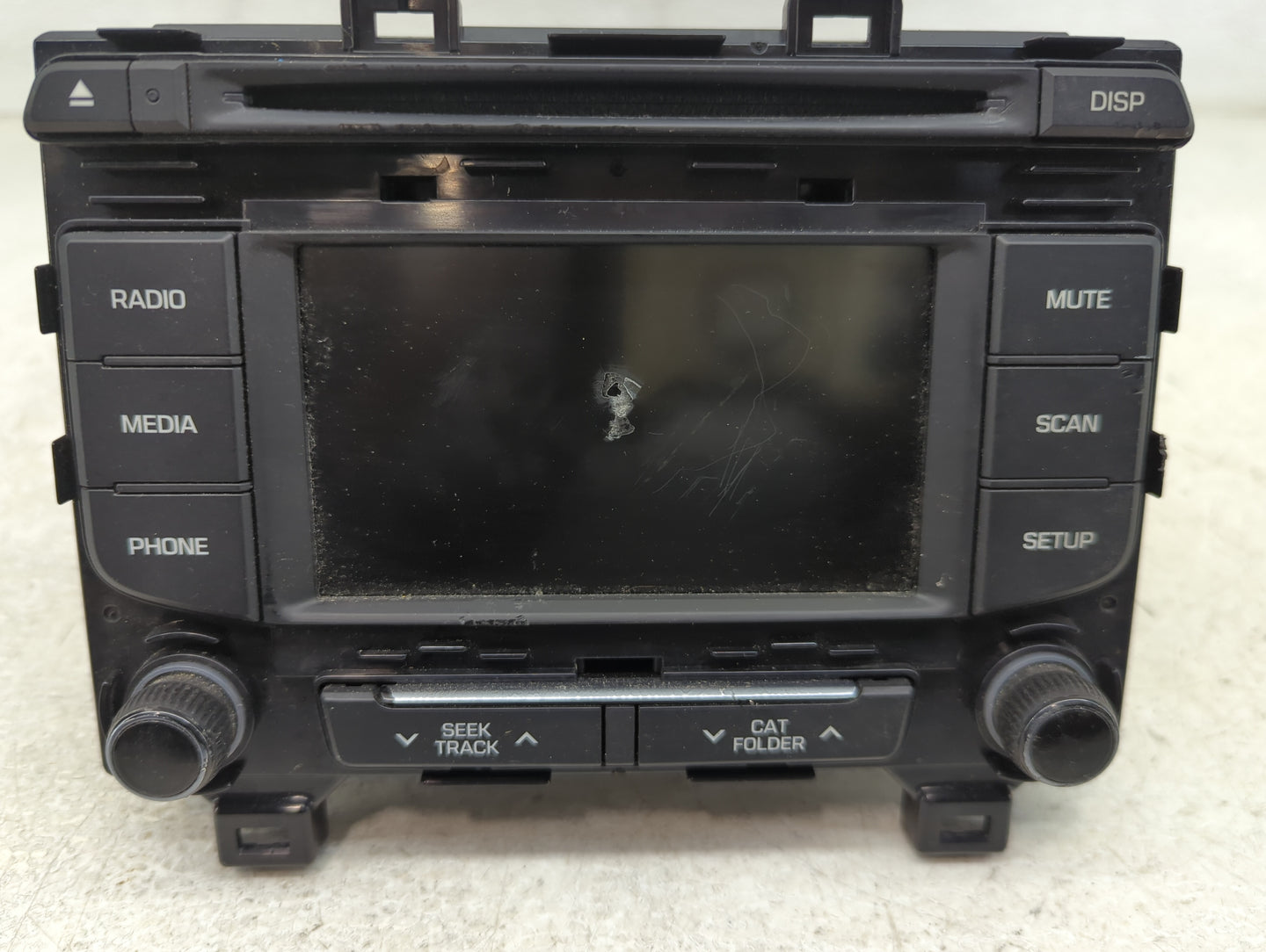 2015-2017 Hyundai Sonata Radio AM FM Cd Player Receiver Replacement P/N:96180-C20004X Fits Fits 2015 2016 2017 OEM Used Auto