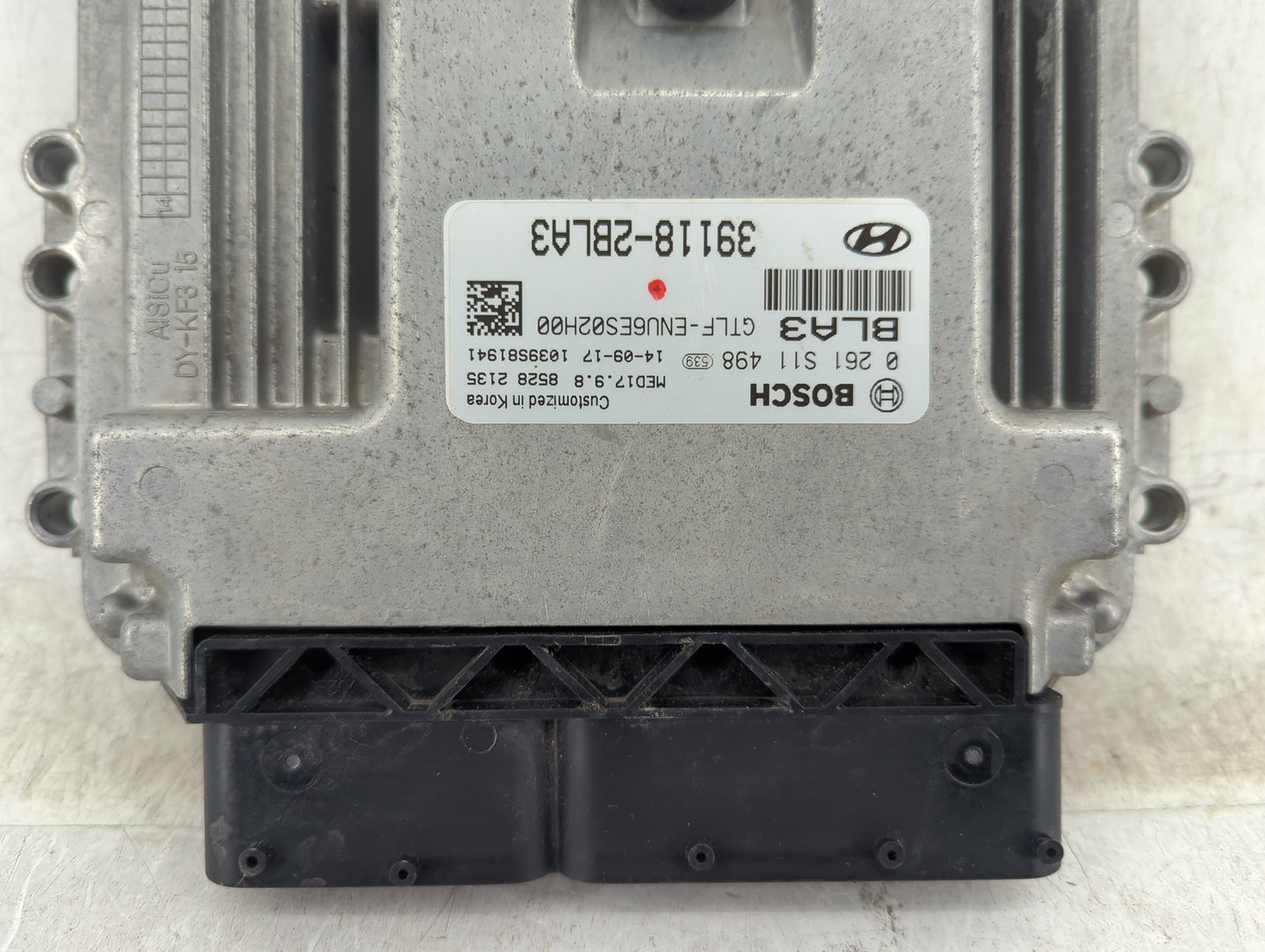 2015 Hyundai Sonata PCM Engine Control Computer ECU ECM PCU OEM P/N:39118-2BLA3 0261S11498, 1038407793 Fits OEM Used Auto Pa