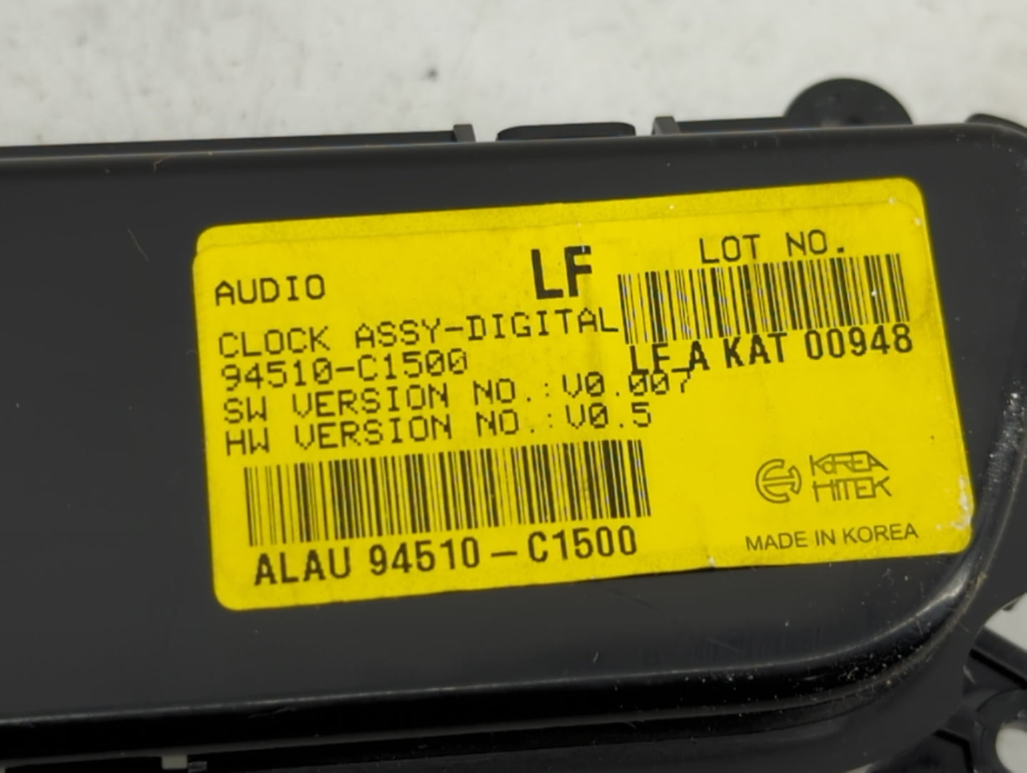 2015-2016 Hyundai Sonata Information Display Screen - Oemusedautoparts1.com