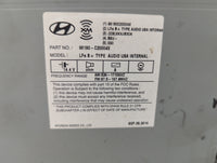2015-2017 Hyundai Sonata Radio AM FM Cd Player Receiver Replacement P/N:96180-C20004X Fits Fits 2015 2016 2017 OEM Used Auto