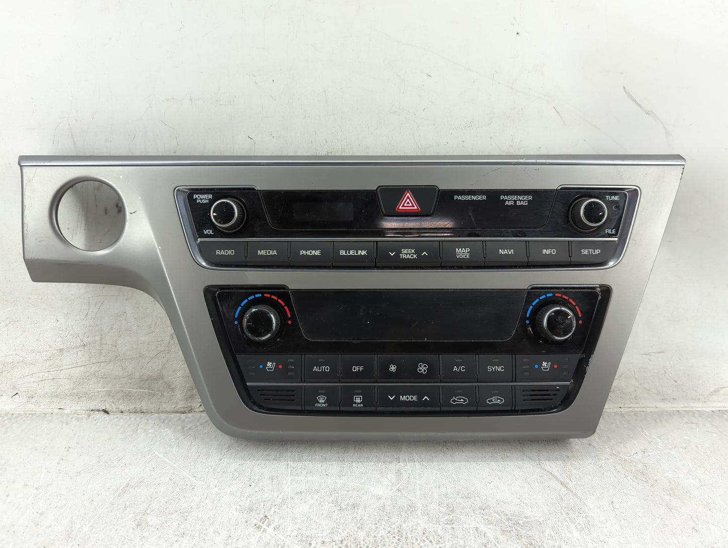 2015-2017 Hyundai Sonata Climate Control Module Temperature AC/Heater Replacement Fits Fits 2015 2016 2017 OEM Used Auto Par