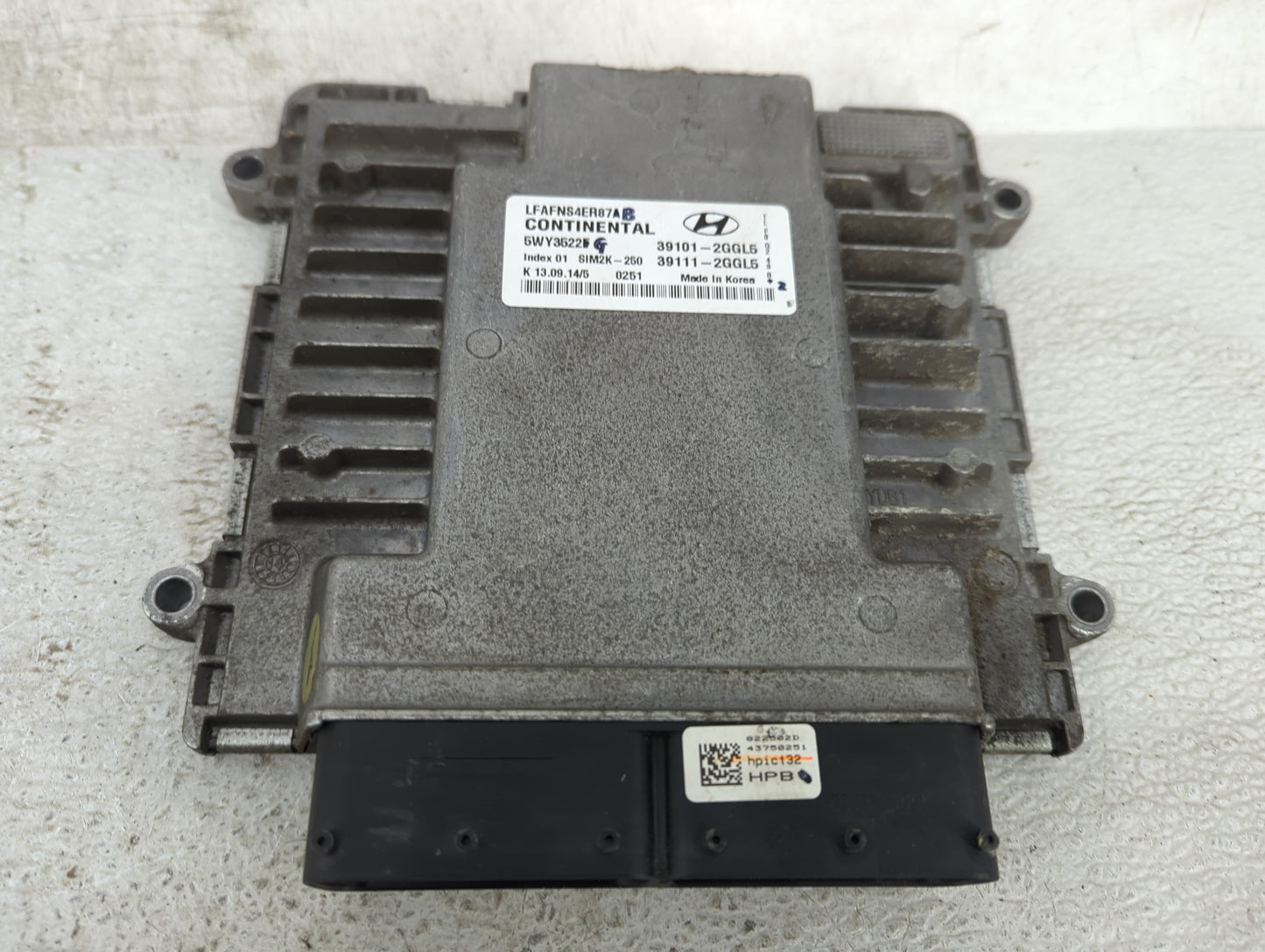 2015-2017 Hyundai Sonata PCM Engine Control Computer ECU ECM PCU OEM P/N:39101-2GGL5 39111-2GGL5 Fits Fits 2015 2016 2017 OE