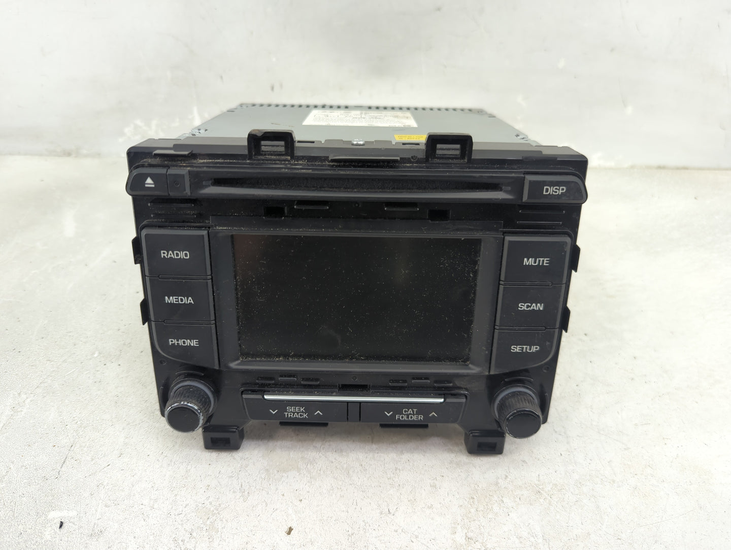2015 Hyundai Sonata Radio AM FM Cd Player Receiver Replacement P/N:96180-C20004X 96180C20004X Fits OEM Used Auto Parts - Oem