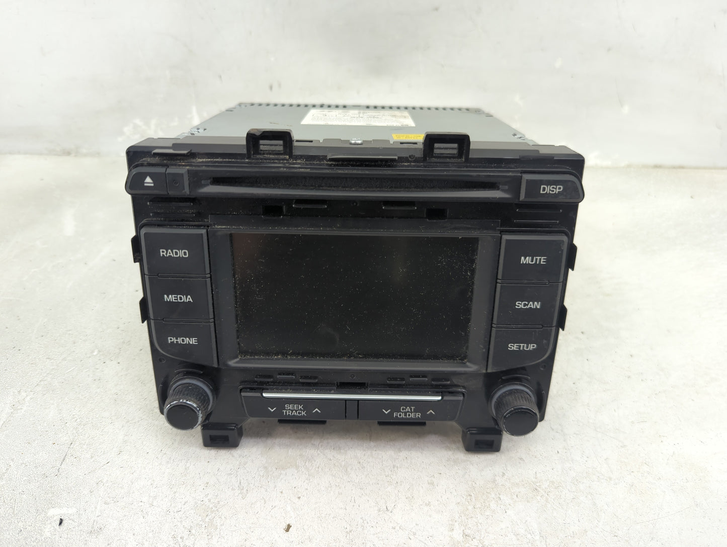 2015 Hyundai Sonata Radio AM FM Cd Player Receiver Replacement P/N:96180-C20004X 96180C20004X Fits OEM Used Auto Parts - Oem