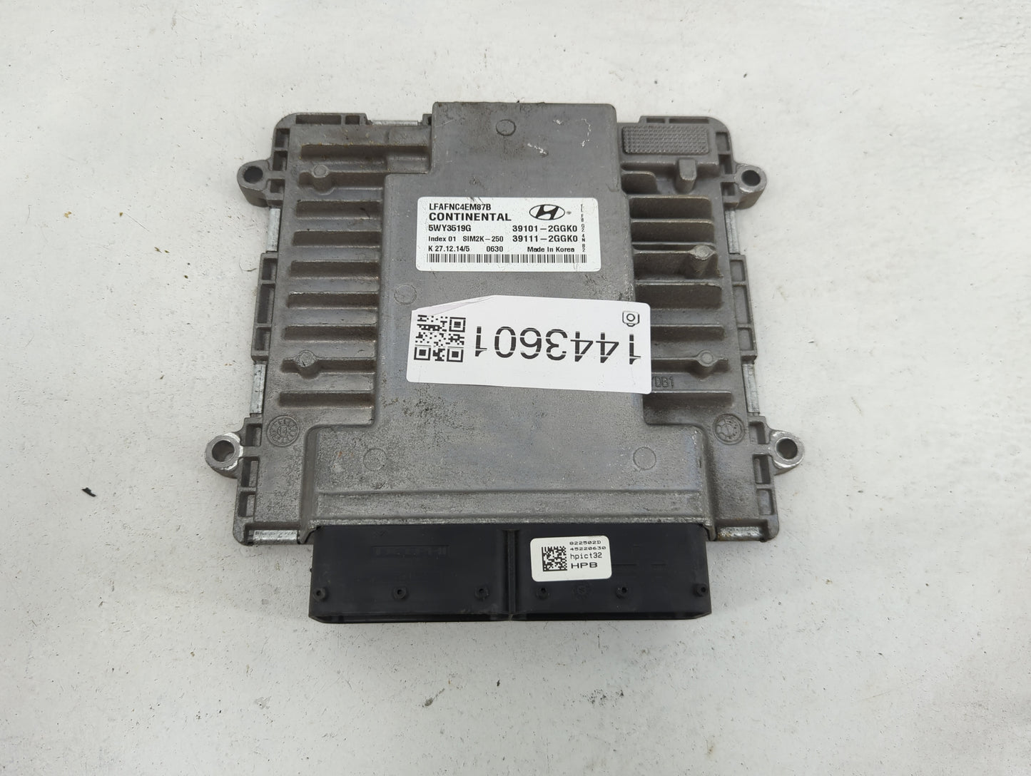 2015-2017 Hyundai Sonata PCM Engine Control Computer ECU ECM PCU OEM P/N:LFAFNC4EM87B 5WY3519G Fits Fits 2015 2016 2017 OEM 