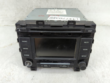 2015 Hyundai Sonata Radio AM FM Cd Player Receiver Replacement P/N:96180-C20504X A5HEC00200A Fits OEM Used Auto Parts - Oemu