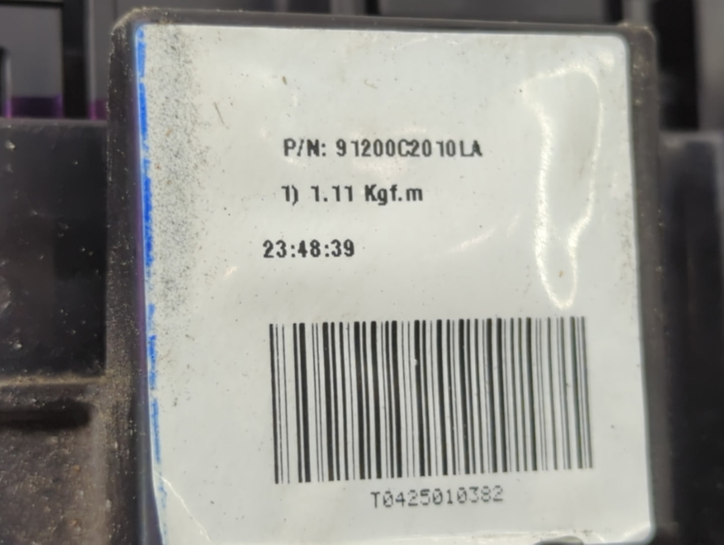 2015 Hyundai Sonata Fusebox Fuse Box Panel Relay Module P/N:91200C2010LA Fits OEM Used Auto Parts - Oemusedautoparts1.com