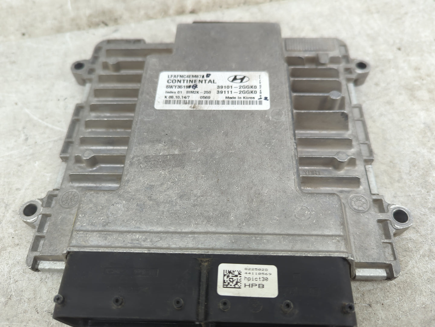 2015-2017 Hyundai Sonata PCM Engine Control Computer ECU ECM PCU OEM P/N:39101-2GGK0 39111-2GGK0, 5WY3519 Fits Fits 2015 201