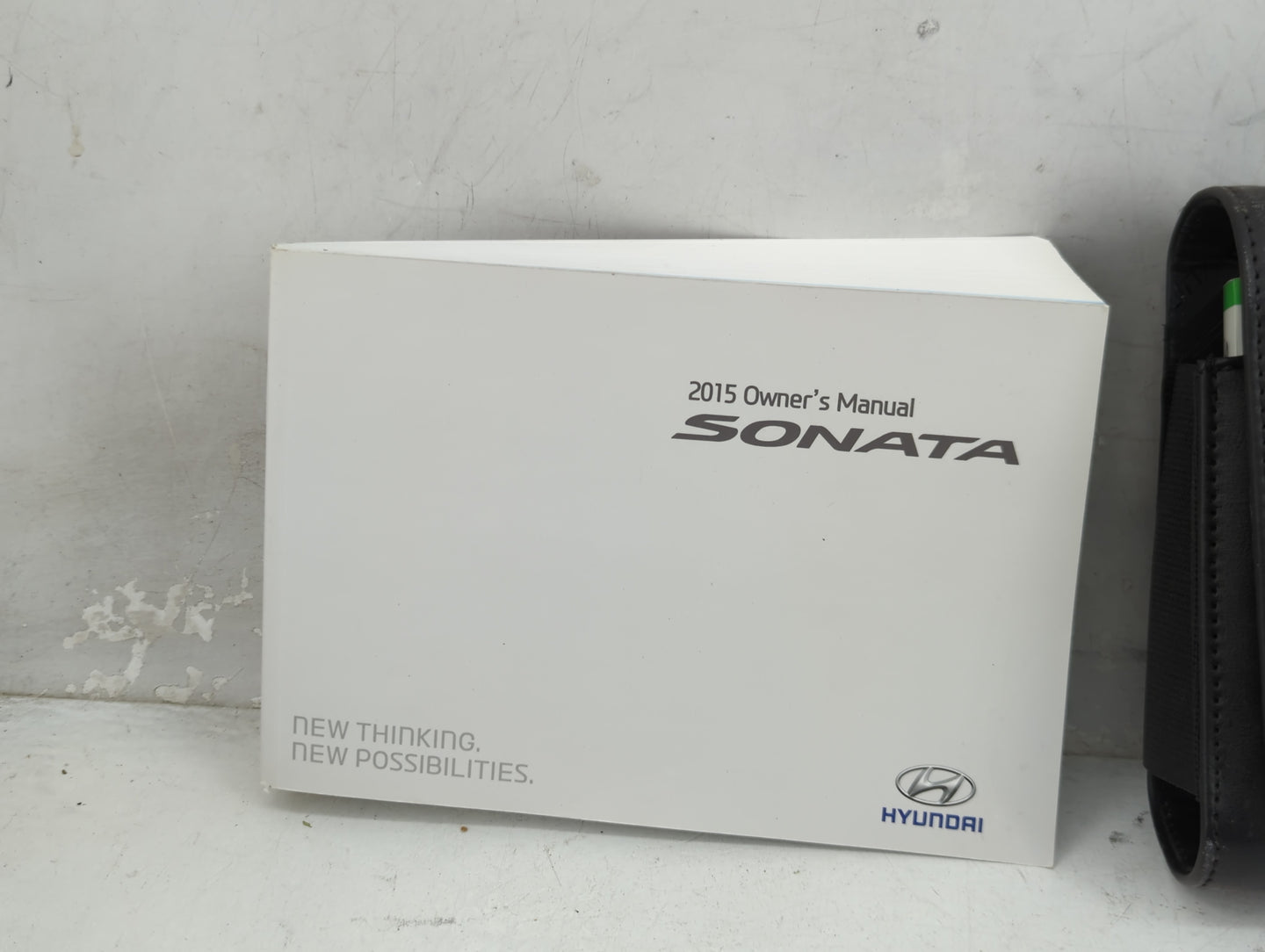 2015 Hyundai Sonata Owners Manual Book Guide P/N:FC10-EU53K OEM Used Auto Parts - Oemusedautoparts1.com