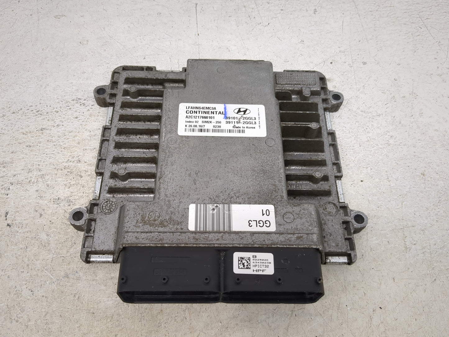 2015-2017 Hyundai Sonata PCM Engine Control Computer ECU ECM PCU OEM P/N:39110-2GGL3 39101-2GGL3 Fits Fits 2015 2016 2017 OE