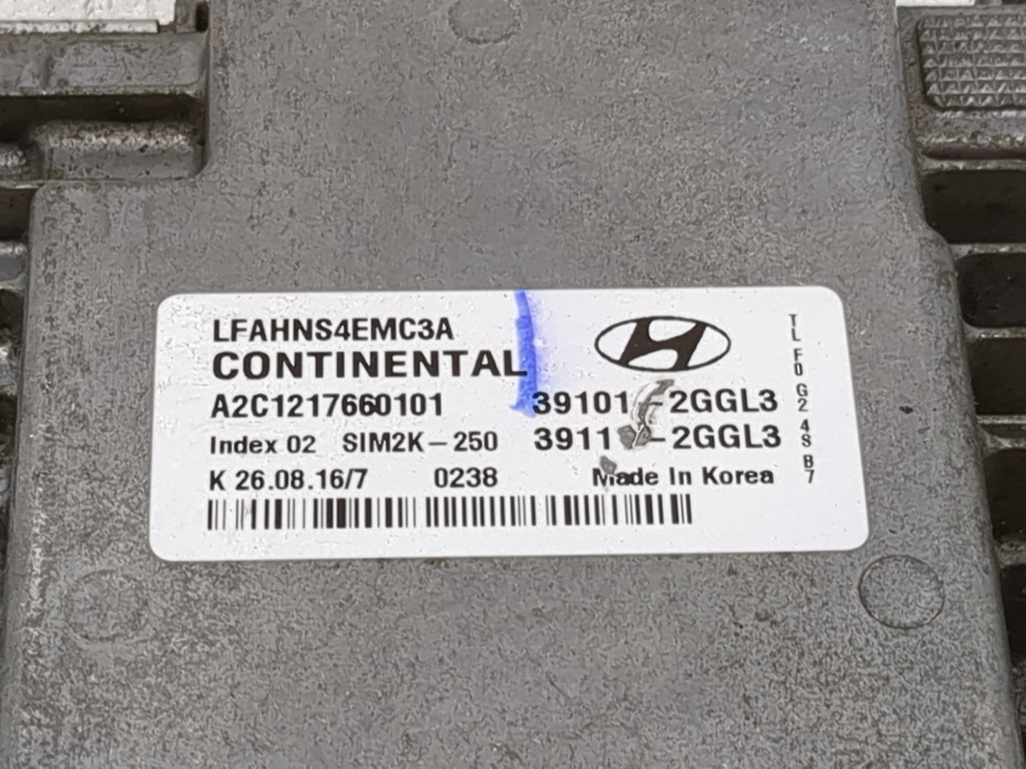 2015-2017 Hyundai Sonata PCM Engine Control Computer ECU ECM PCU OEM P/N:39110-2GGL3 39101-2GGL3 Fits Fits 2015 2016 2017 OE