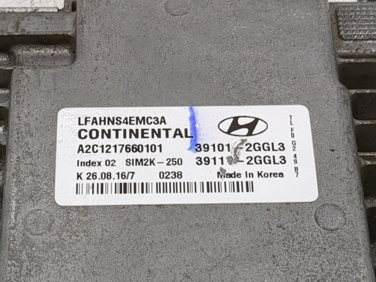 2015-2017 Hyundai Sonata PCM Engine Control Computer ECU ECM PCU OEM P/N:39110-2GGL3 39101-2GGL3 Fits Fits 2015 2016 2017 OE