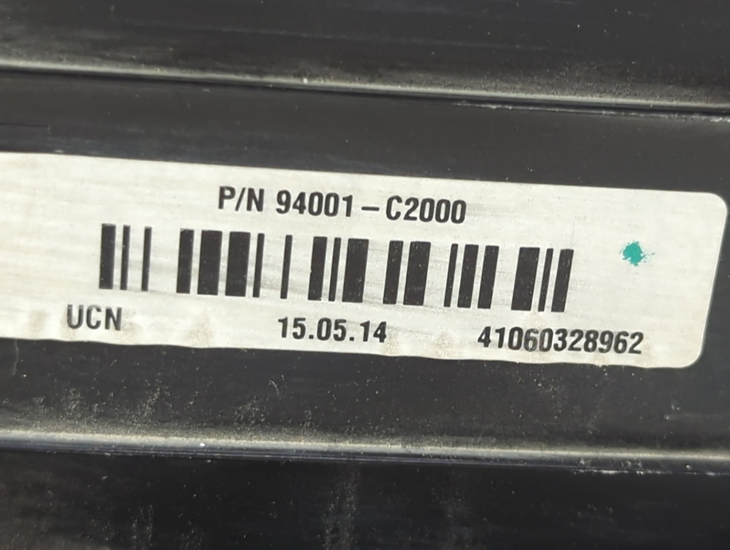 2015 Hyundai Sonata Instrument Cluster Speedometer Gauges P/N:94001-C2000 Miles: Fits OEM Used Auto Parts - Oemusedautoparts