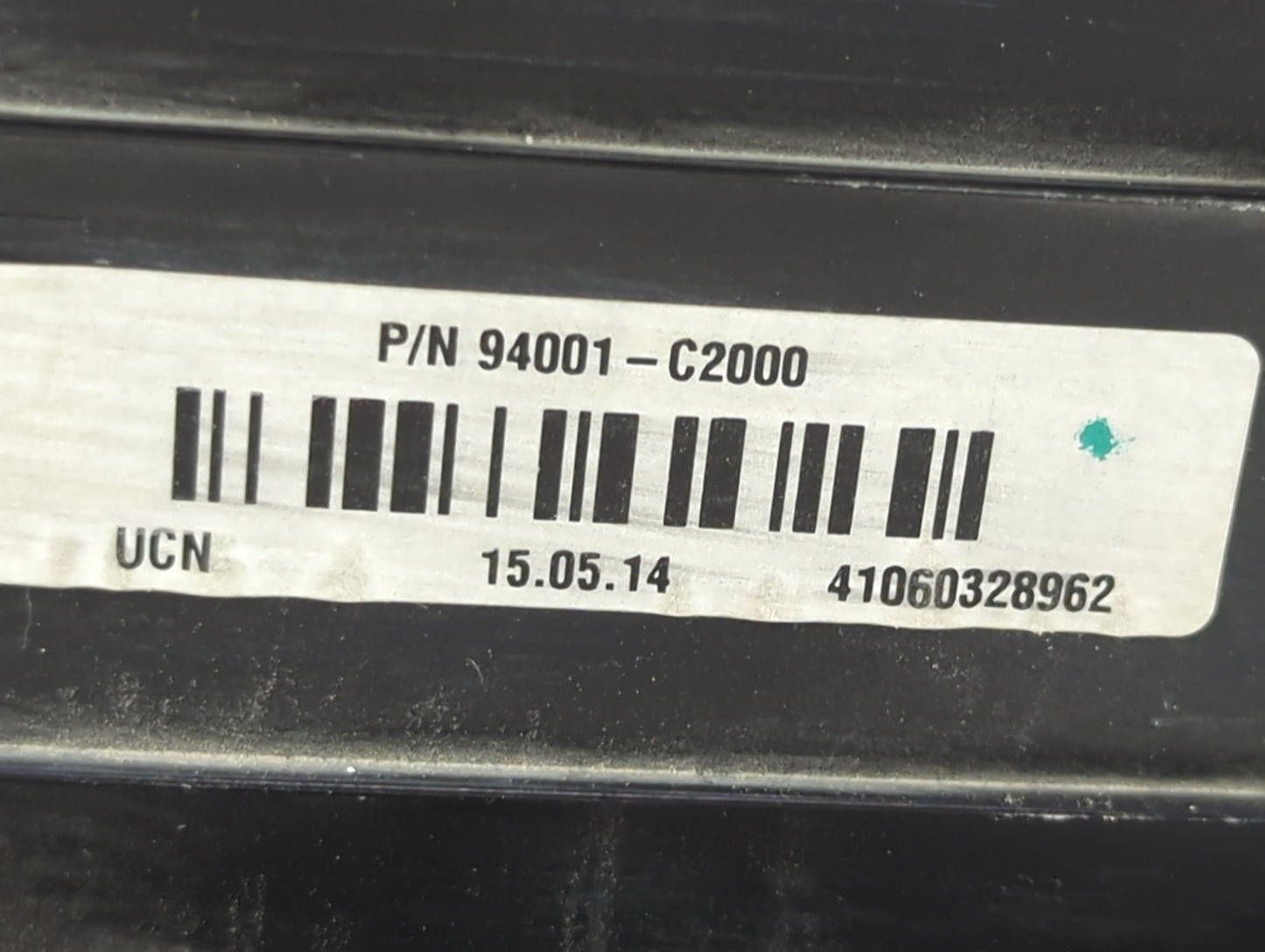 2015 Hyundai Sonata Instrument Cluster Speedometer Gauges P/N:94001-C2000 Miles: Fits OEM Used Auto Parts - Oemusedautoparts