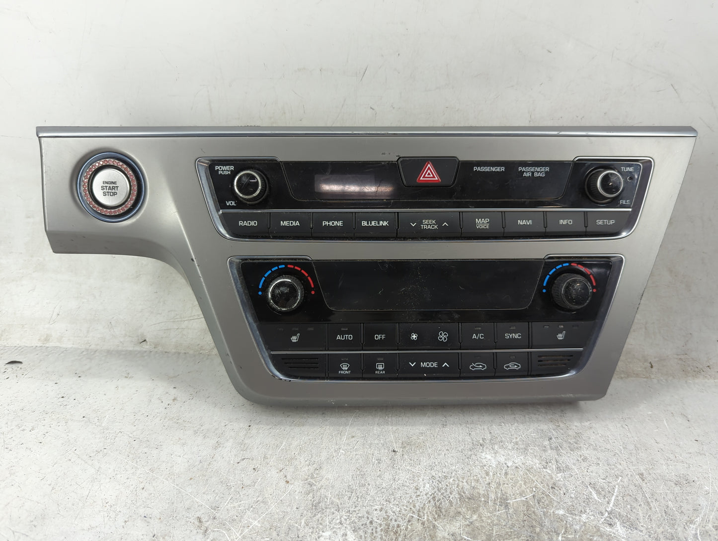 2015-2017 Hyundai Sonata Climate Control Module Temperature AC/Heater Replacement P/N:94510-C1510 Fits Fits 2015 2016 2017 O