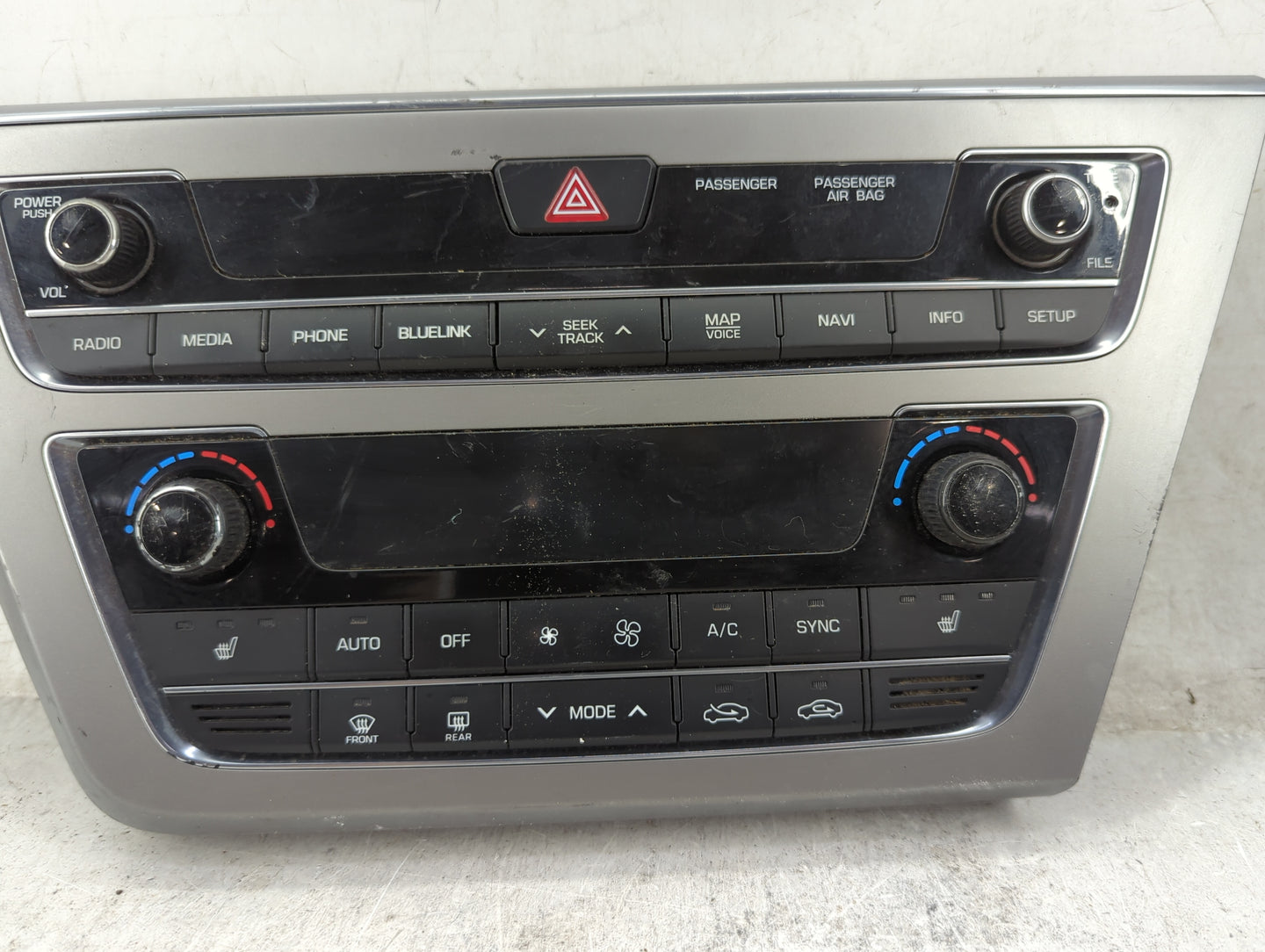 2015-2017 Hyundai Sonata Climate Control Module Temperature AC/Heater Replacement P/N:94510-C1510 Fits Fits 2015 2016 2017 O