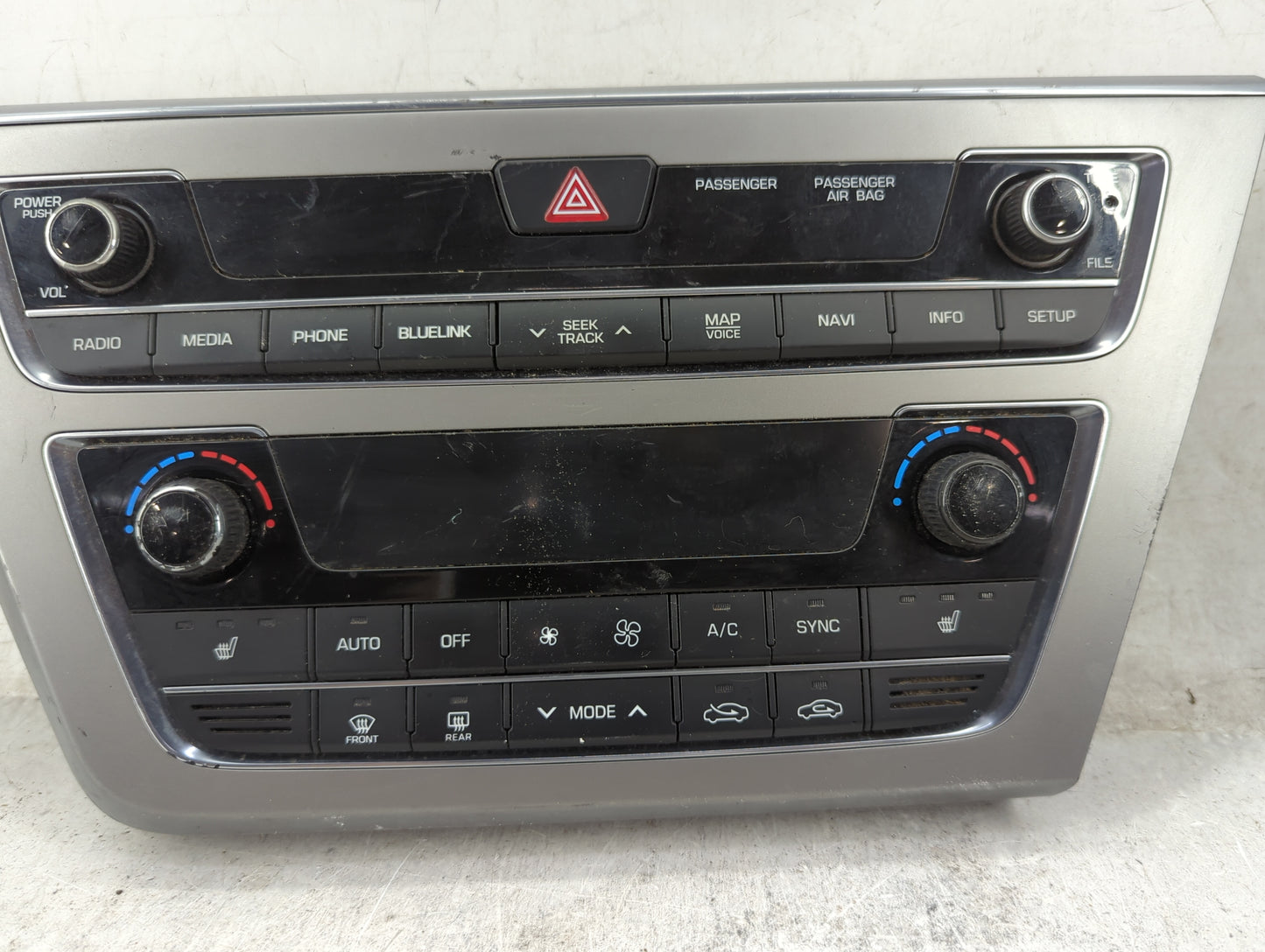 2015-2017 Hyundai Sonata Climate Control Module Temperature AC/Heater Replacement P/N:94510-C1510 Fits Fits 2015 2016 2017 O