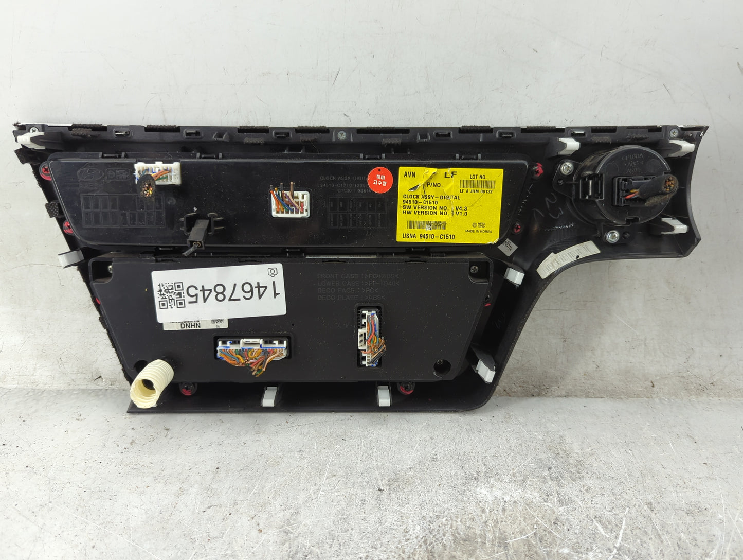 2015-2017 Hyundai Sonata Climate Control Module Temperature AC/Heater Replacement P/N:94510-C1510 Fits Fits 2015 2016 2017 O