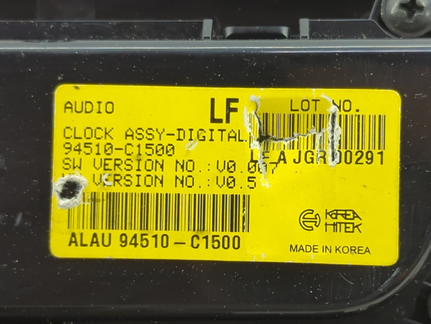 2015-2017 Hyundai Sonata Climate Control Module Temperature AC/Heater Replacement P/N:94510-C1500 94510-C1000 Fits OEM Used 