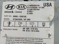 2015 Hyundai Sonata Radio AM FM Cd Player Receiver Replacement P/N:96560-C20014X AT240C2AN, D3565 51050 Fits OEM Used Auto P