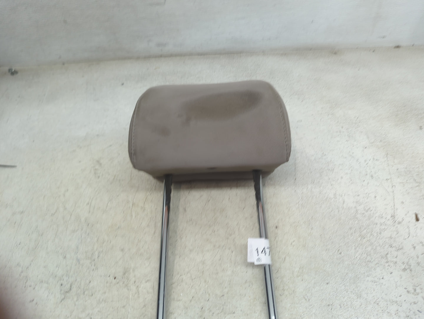 2015-2017 Hyundai Sonata Headrest Head Rest Front Driver Seat Dark Beige - Oemusedautoparts1.com