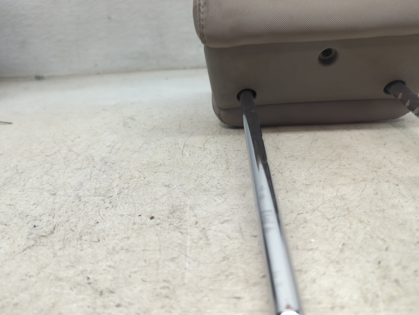 2015-2017 Hyundai Sonata Headrest Head Rest Front Driver Seat Dark Beige - Oemusedautoparts1.com