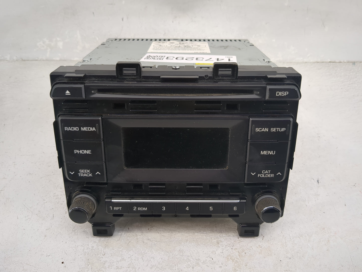 2015 Hyundai Sonata Radio AM FM Cd Player Receiver Replacement P/N:96170-C20004X Fits OEM Used Auto Parts - Oemusedautoparts
