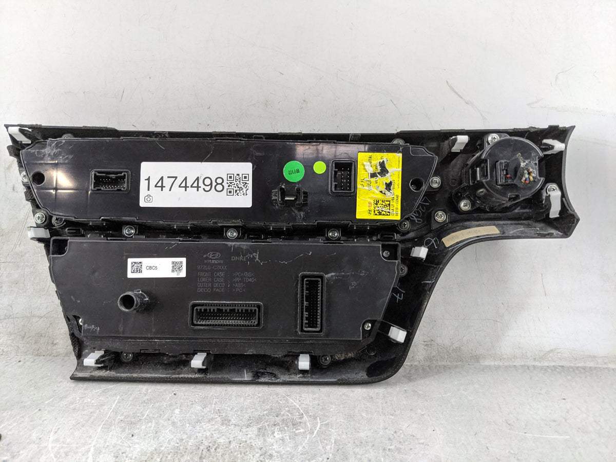 2015-2017 Hyundai Sonata Climate Control Module Temperature AC/Heater Replacement P/N:97250-C2XXX 97250-C2AA0 Fits OEM Used 