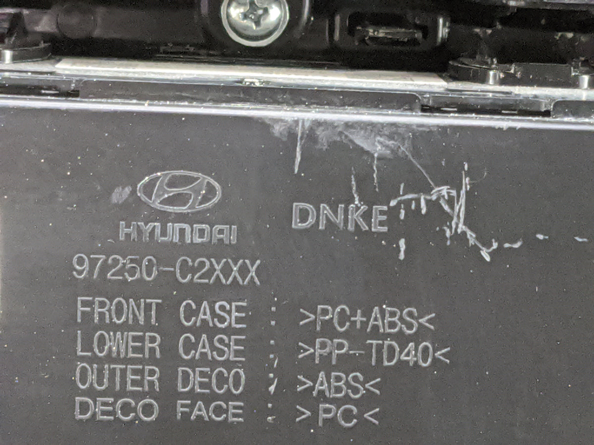 2015-2017 Hyundai Sonata Climate Control Module Temperature AC/Heater Replacement P/N:97250-C2XXX 97250-C2AA0 Fits OEM Used 