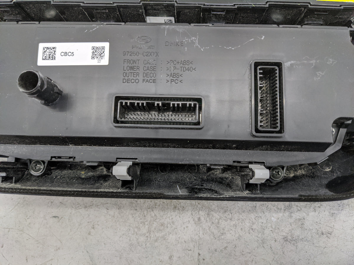 2015-2017 Hyundai Sonata Climate Control Module Temperature AC/Heater Replacement P/N:97250-C2XXX 97250-C2AA0 Fits OEM Used 