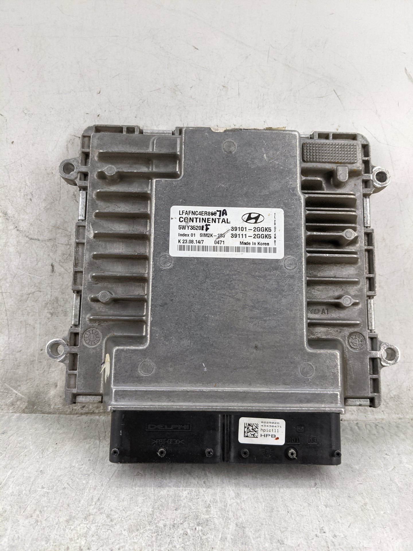 2015-2017 Hyundai Sonata PCM Engine Control Computer ECU ECM PCU OEM P/N:39101-2GGK5 39111-2GGK5 Fits Fits 2015 2016 2017 OE