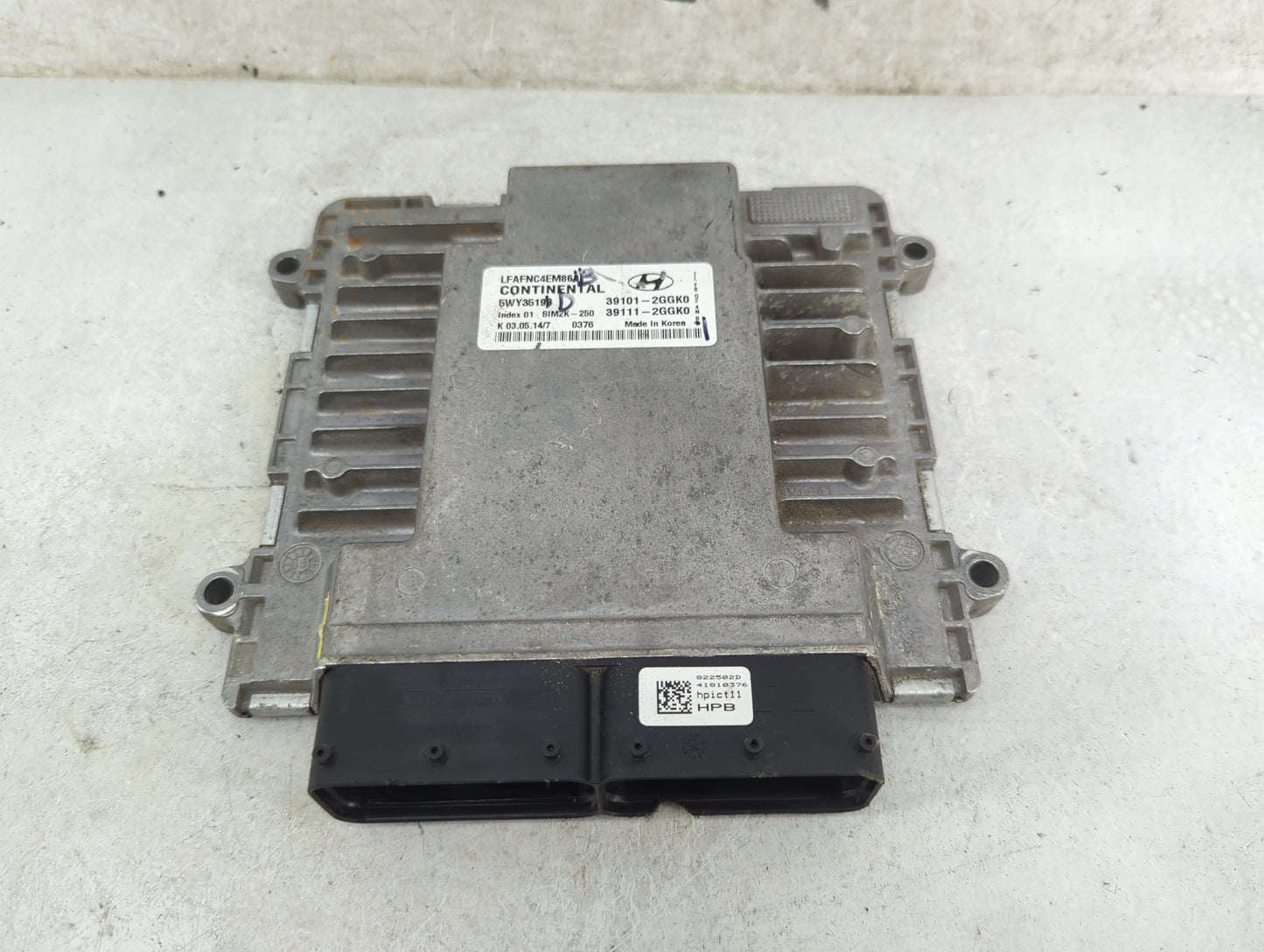 2015-2017 Hyundai Sonata PCM Engine Control Computer ECU ECM PCU OEM P/N:39101-2GGK0 39111-2GGK0 Fits Fits 2015 2016 2017 OE