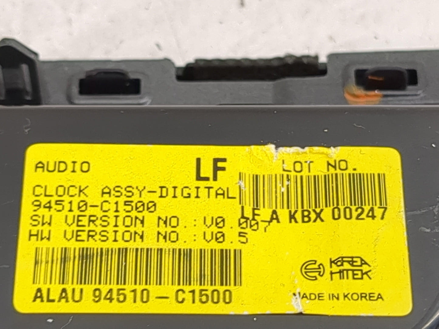 2015-2017 Hyundai Sonata Climate Control Module Temperature AC/Heater Replacement P/N:94510-C1500 Fits Fits 2015 2016 2017 O