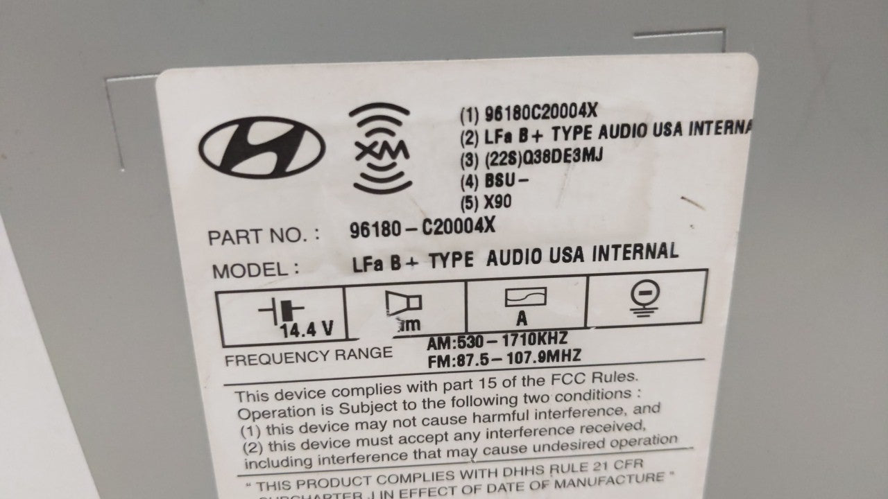 2015-2015 Hyundai Sonata Am Fm Cd Player Radio Receiver - Oemusedautoparts1.com
