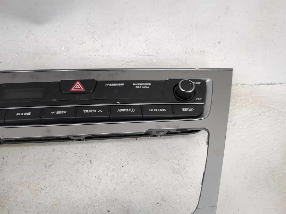 2015 Hyundai Sonata Radio Control Panel 1484203 - Oemusedautoparts1.com