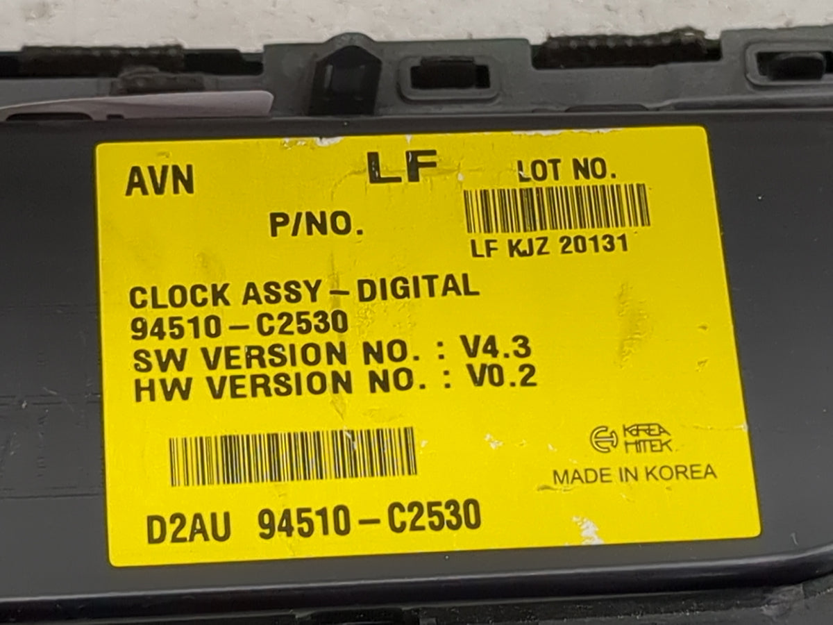 2015 Hyundai Sonata Radio Control Panel 1484203 - Oemusedautoparts1.com