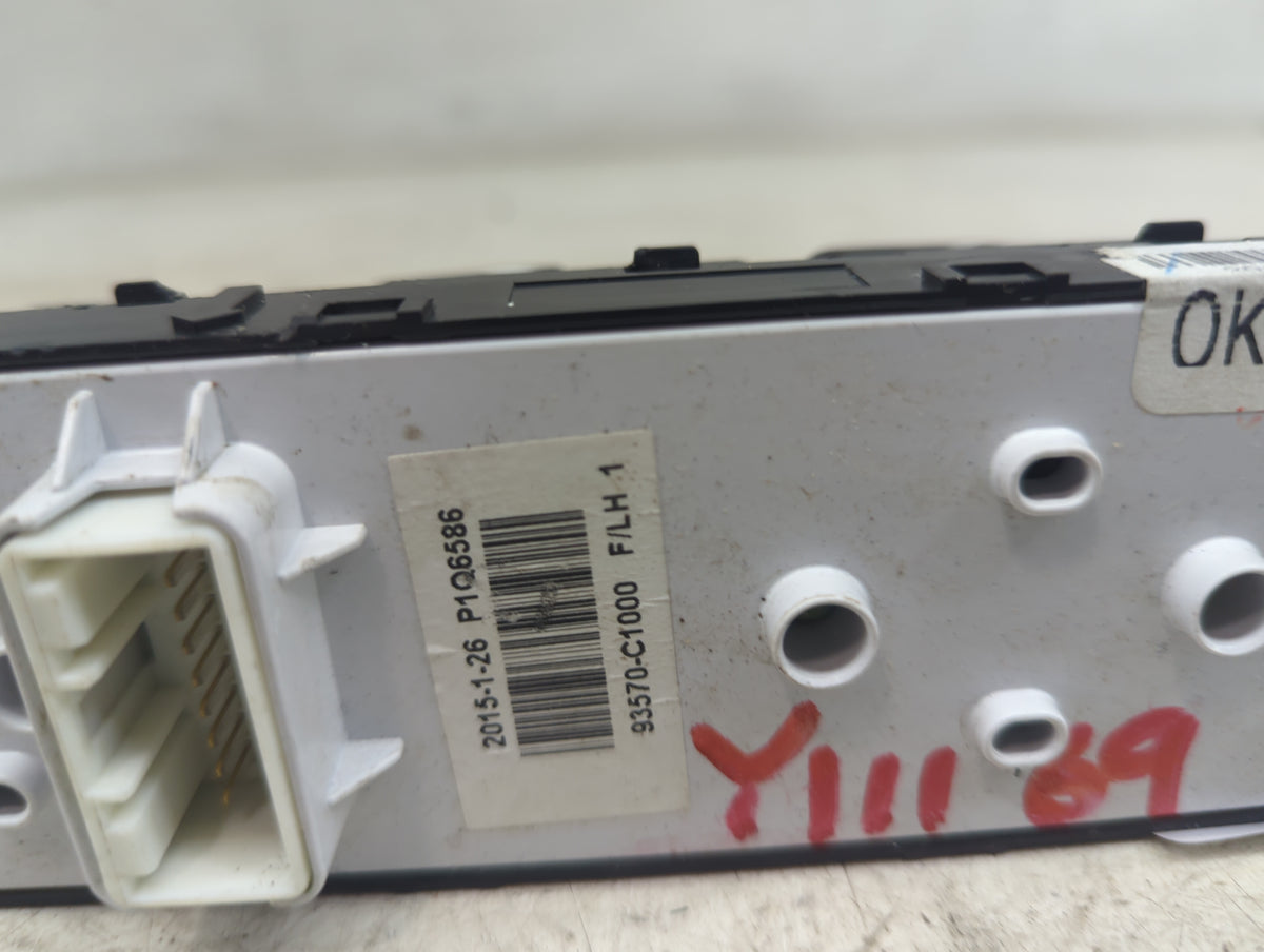 2015-2019 Hyundai Sonata Master Power Window Switch Replacement Driver Side Left P/N:93570-C1000 Fits OEM Used Auto Parts - 