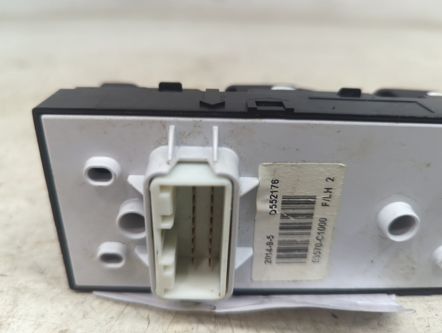 2015-2019 Hyundai Sonata Master Power Window Switch Replacement Driver Side Left P/N:93570-C1000 D552176 Fits OEM Used Auto 