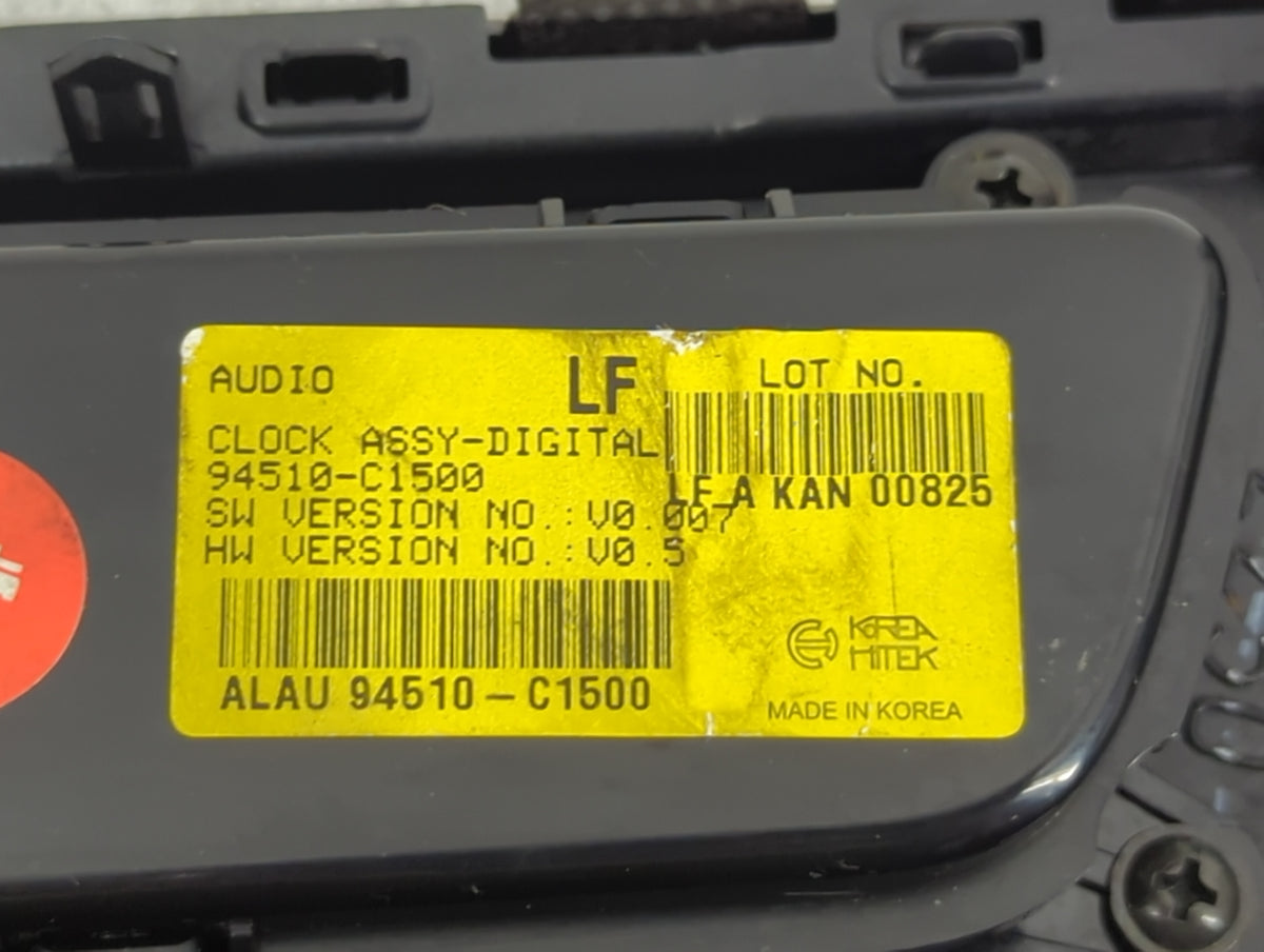 2015-2017 Hyundai Sonata Climate Control Module Temperature AC/Heater Replacement P/N:94510-C1500 ALAU 94510-C1500 Fits OEM 