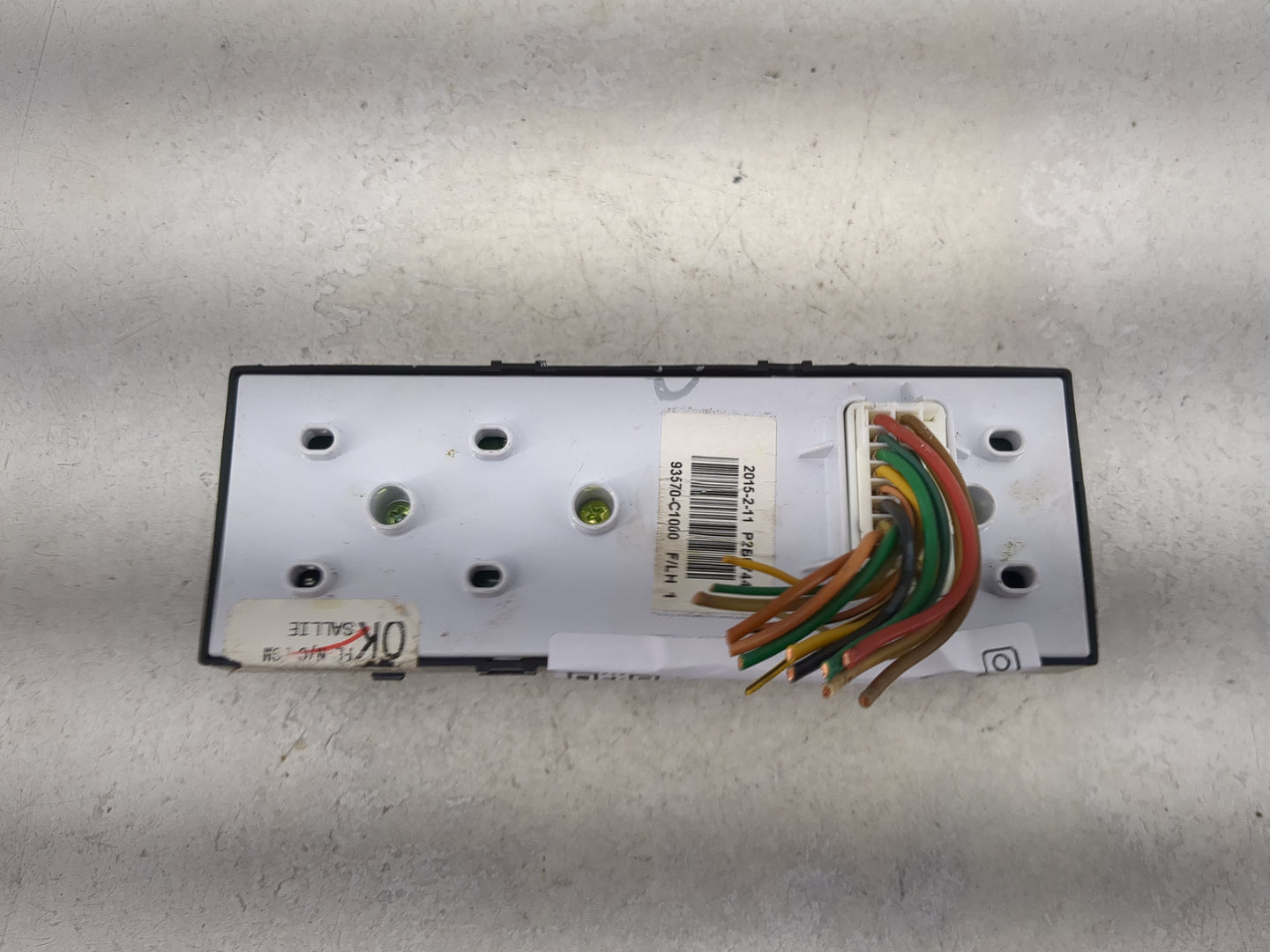 2015-2019 Hyundai Sonata Master Power Window Switch Replacement Driver Side Left P/N:93570-C1000 Fits OEM Used Auto Parts - 