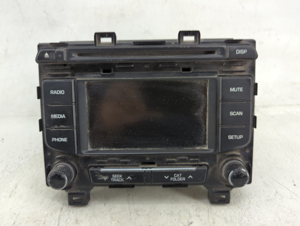 2015 Hyundai Sonata Radio AM FM Cd Player Receiver Replacement P/N:A5LE705655A BSU-A5LE705655A Fits OEM Used Auto Parts - Oe