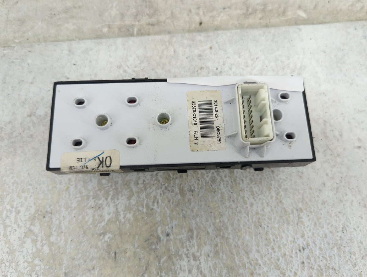 2015-2017 Hyundai Sonata Master Power Window Switch Replacement Driver Side Left P/N:93570-C1010 Fits Fits 2015 2016 2017 OE