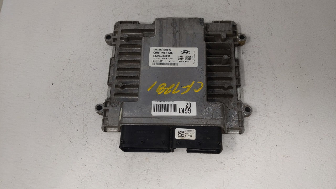 2015-2017 Hyundai Sonata PCM Engine Control Computer ECU ECM PCU OEM P/N:39101-2GGK0 39101-2GGL4 Fits Fits 2015 2016 2017 OE