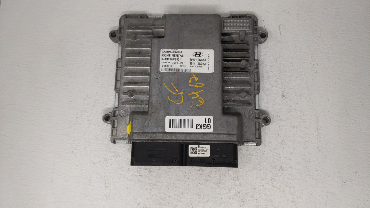 2015-2017 Hyundai Sonata PCM Engine Control Computer ECU ECM PCU OEM P/N:39101-2GGK0 39101-2GGL4 Fits Fits 2015 2016 2017 OE