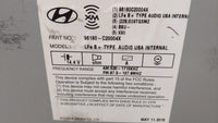 2015-2017 Hyundai Sonata Am Fm Cd Player Radio Receiver 159285 - Oemusedautoparts1.com
