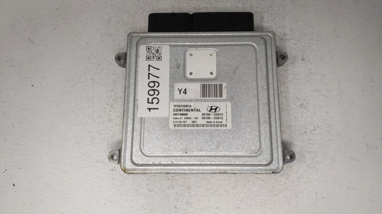 2011-2015 Hyundai Sonata PCM Engine Control Computer ECU ECM PCU OEM P/N:39155-2G912 39105-2G912 Fits OEM Used Auto Parts - 
