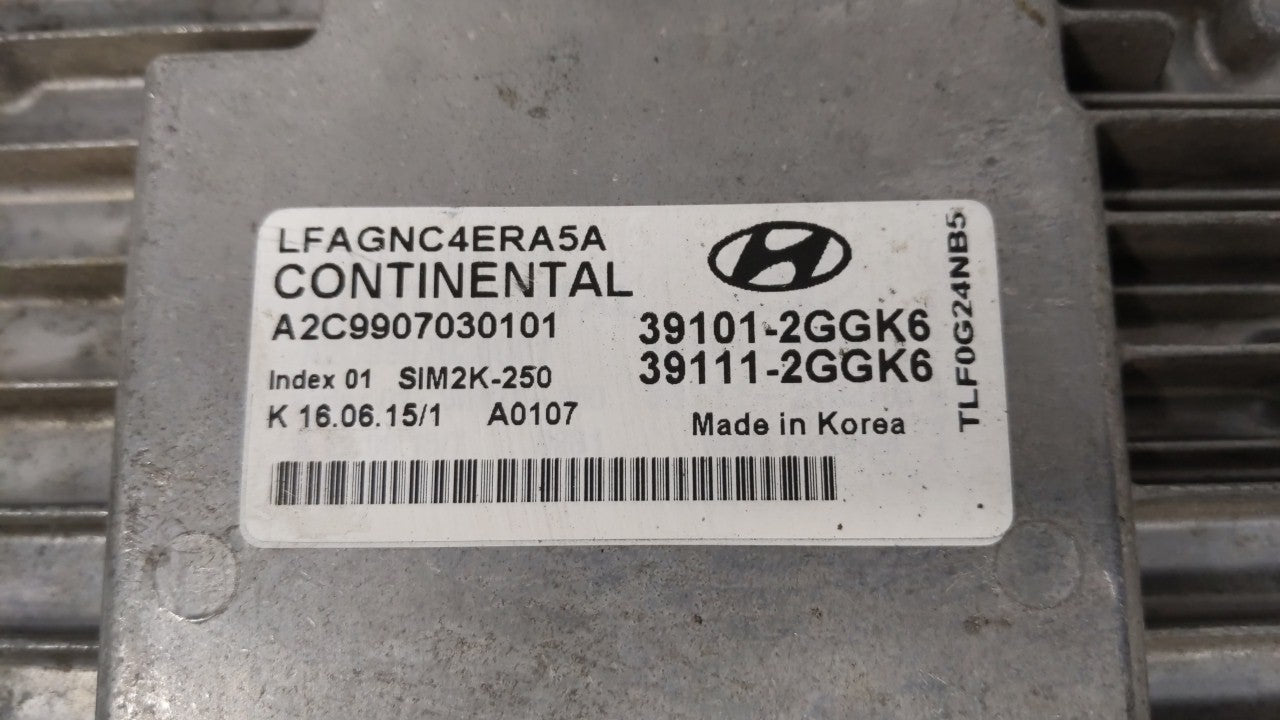 2015-2017 Hyundai Sonata PCM Engine Control Computer ECU ECM PCU OEM P/N:39101-2GGK5 39101-2GGK6 Fits Fits 2015 2016 2017 OE