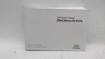 compare product 2015 Hyundai Sonata Owners Manual Book Guide OEM Used Auto Parts