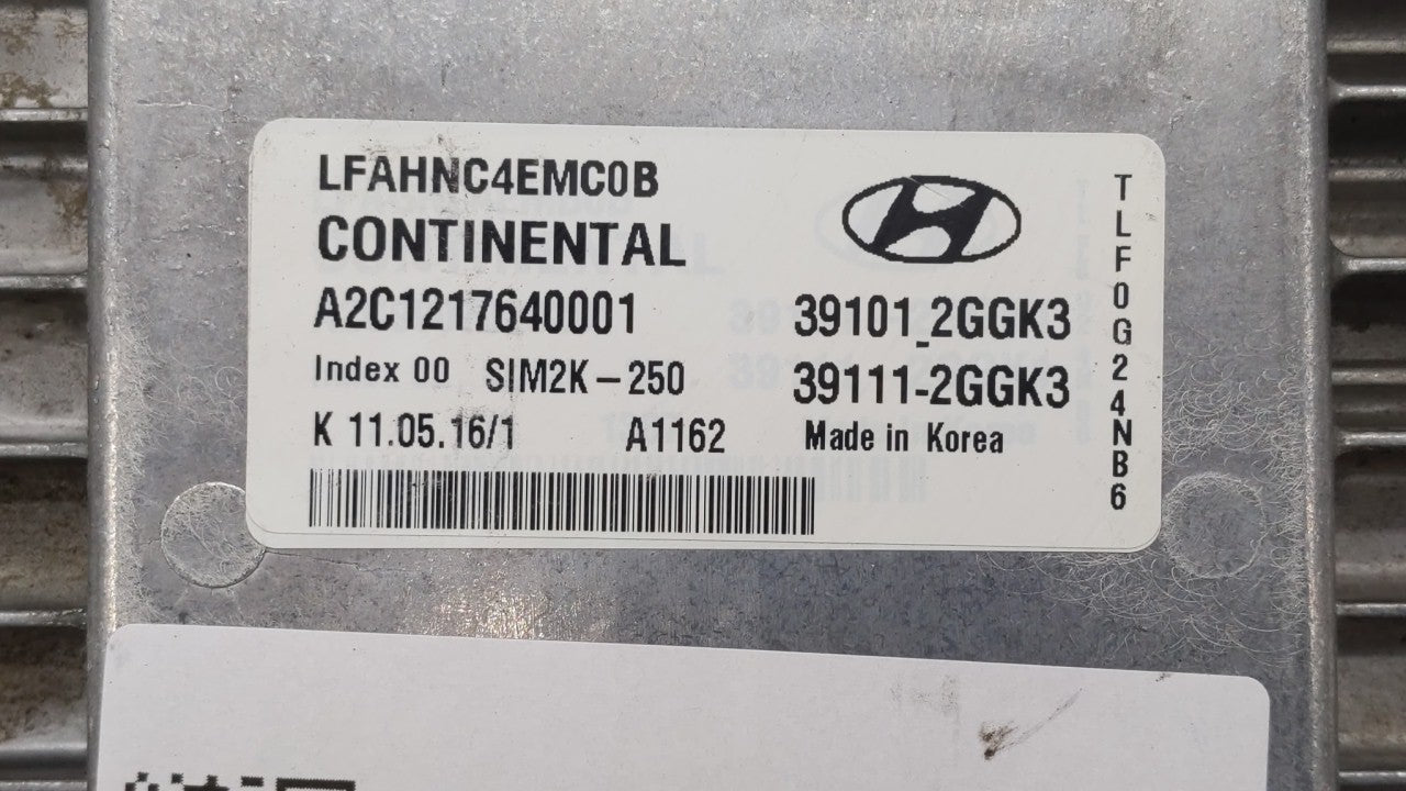 2015-2017 Hyundai Sonata PCM Engine Control Computer ECU ECM PCU OEM P/N:39101-2GGK0 39101-2GGL4 Fits Fits 2015 2016 2017 OE
