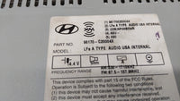 2015-2015 Hyundai Sonata Am Fm Cd Player Radio Receiver 226537 - Oemusedautoparts1.com